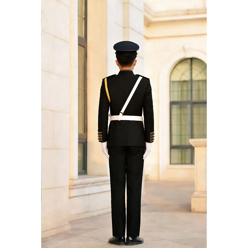 Форменная одежда со стоячим воротником для службы безопасности (2)