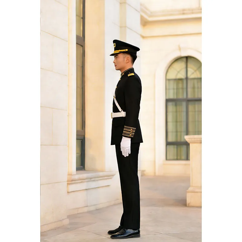 Форменная одежда со стоячим воротником для службы безопасности (3)