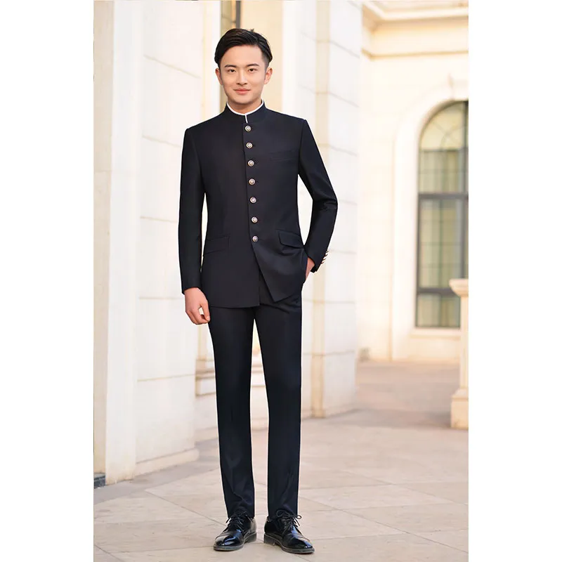 Форменный костюм в стиле Чжуншань для службы безопасности (1)