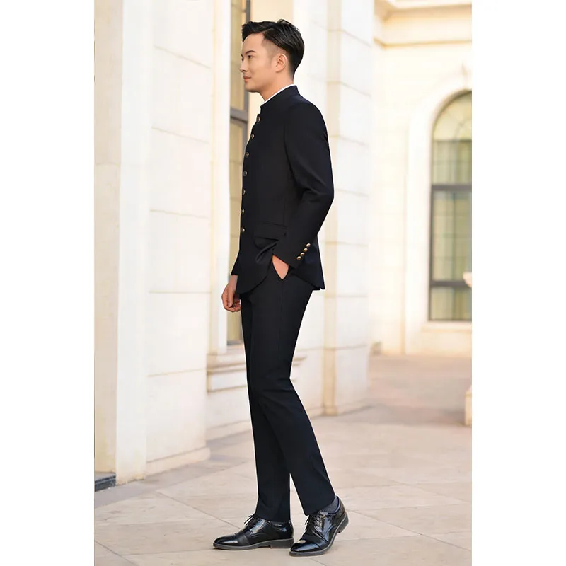 Форменный костюм в стиле Чжуншань для службы безопасности (3)
